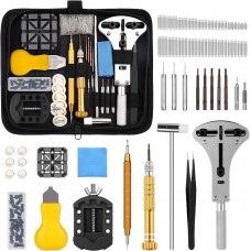 151PCS Watch Repair Kit, Vastar Watch Battery Replacement Tool Set Watch Link Removal Tool Kit, Watch Link & Back Removal Tool, Watch Band Link Pin Tool Set with Carrying Case