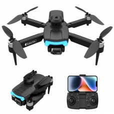 Anpro Drone with 4K Dual Camera for Adults and Kids,Foldable & Wifi FPV RC Quadcopter for 30 Mins Long Flight Stunt and Altitude Hold for Christmas Gift, Black