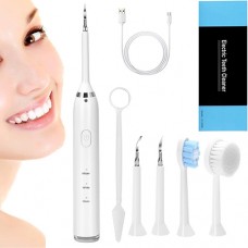 Dental Calculus Remover, Anpro Electric Tartar Remover for Teeth Ultrasonic Teeth Cleaning Kit with Face Brush