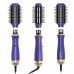 Anpro Hair Dryer Brush, 3 in 1 Hot Air Brush Detachable Professional 2.55” Blow Dryer Brush Ionic, Purple